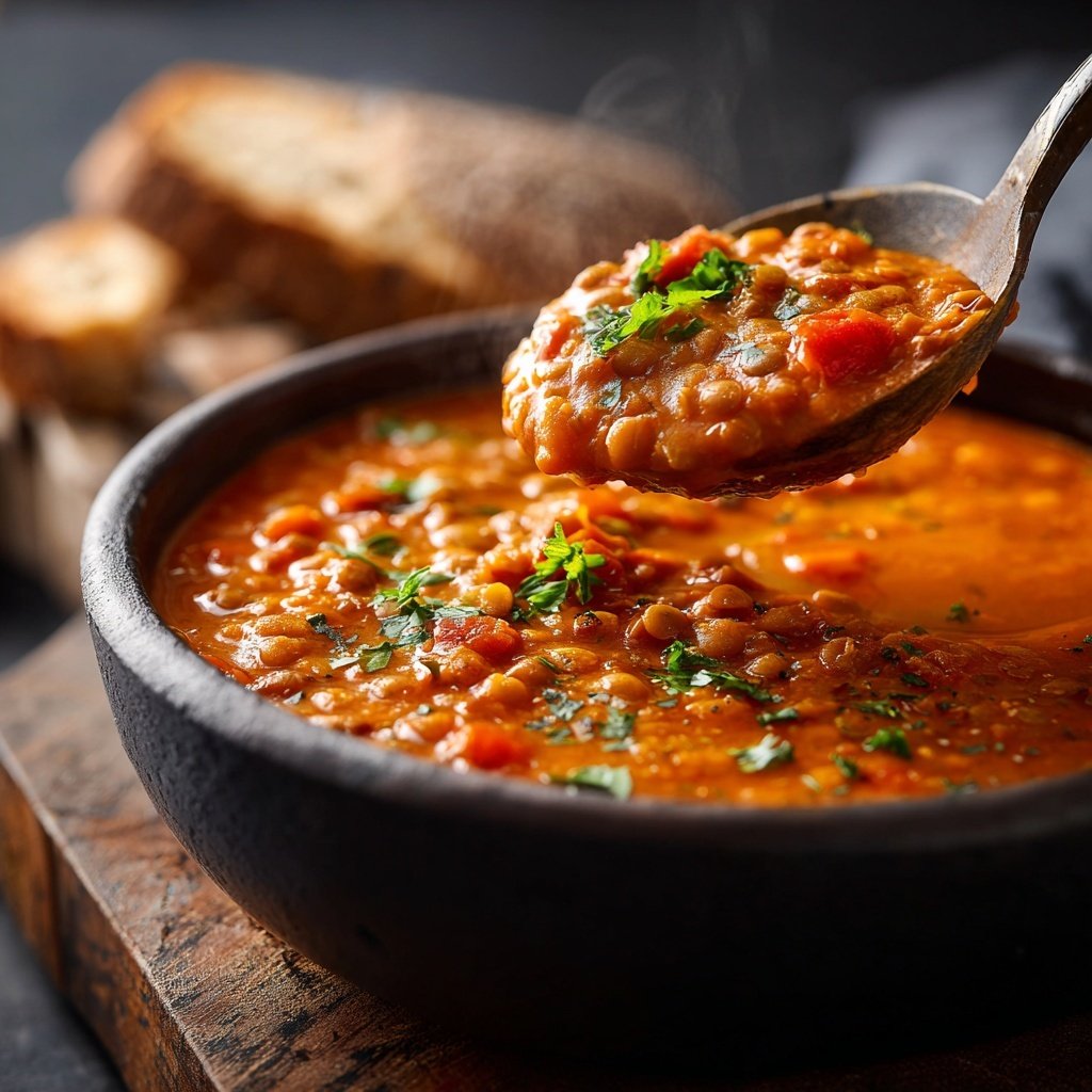 Creamy Tomato Lentil Stew