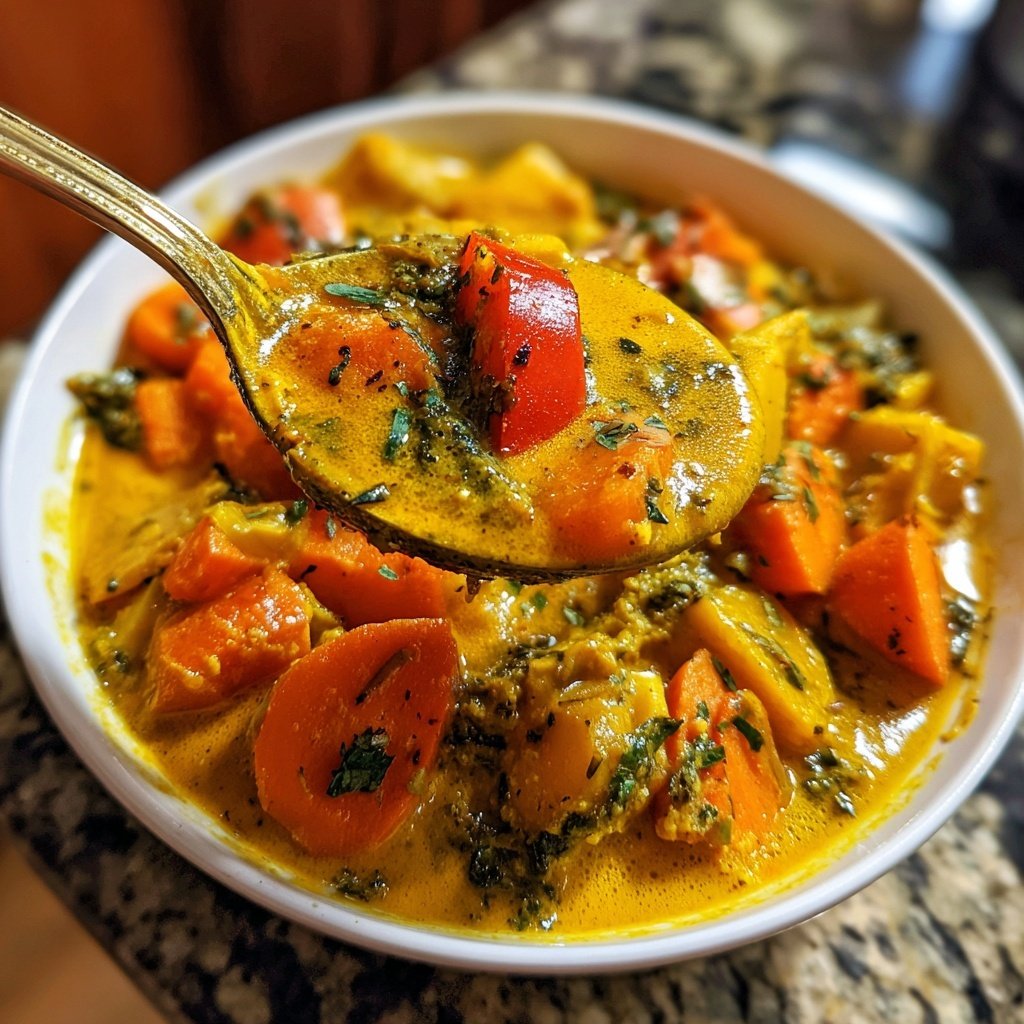 Jamaican Coconut Vegetable Curry
