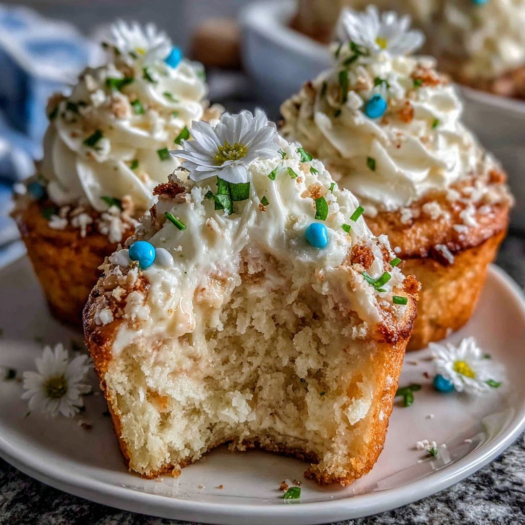 Spring Cupcakes With Vanilla Buttercream