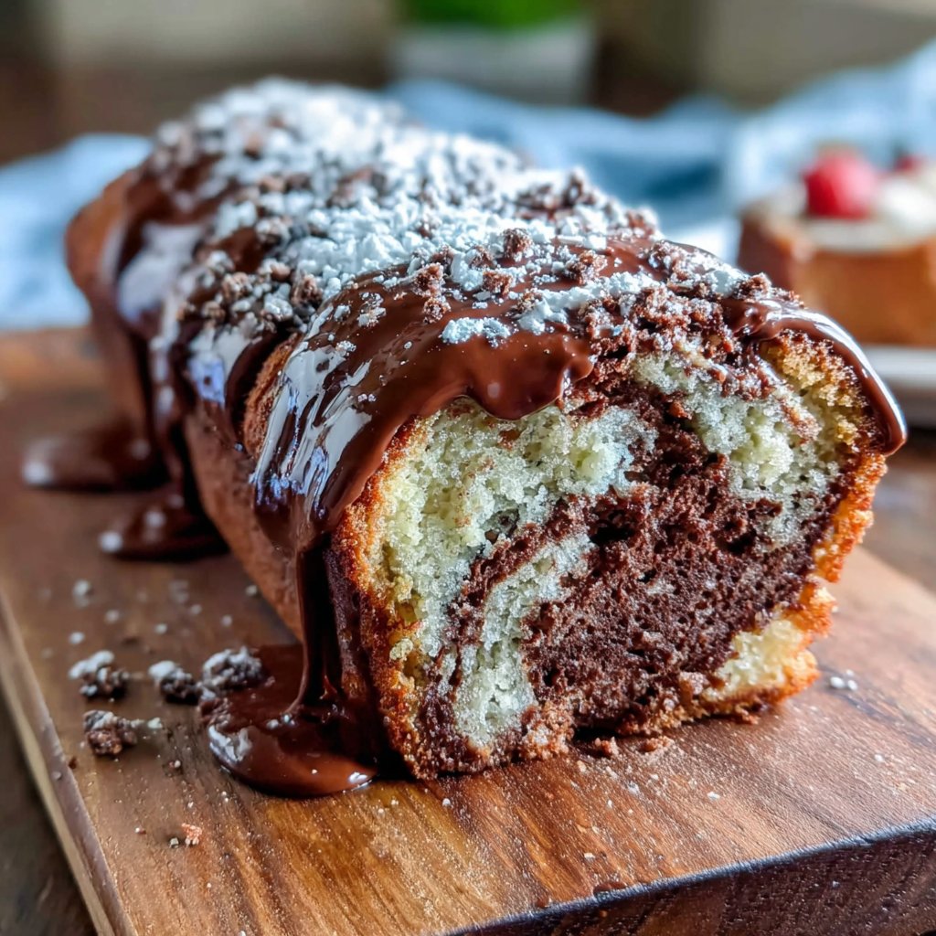 Chocolate Marble Snack Cake