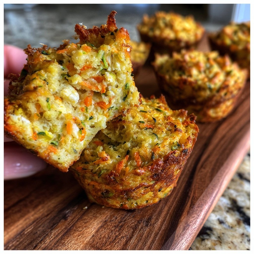 Super Bowl Food Savory Veggie Muffins