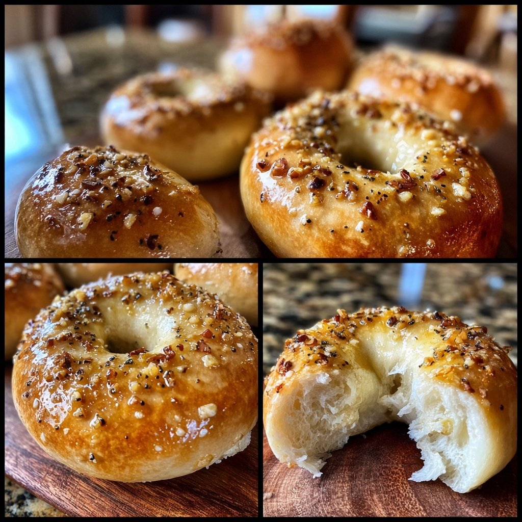 Greek Yogurt Maple Bagels