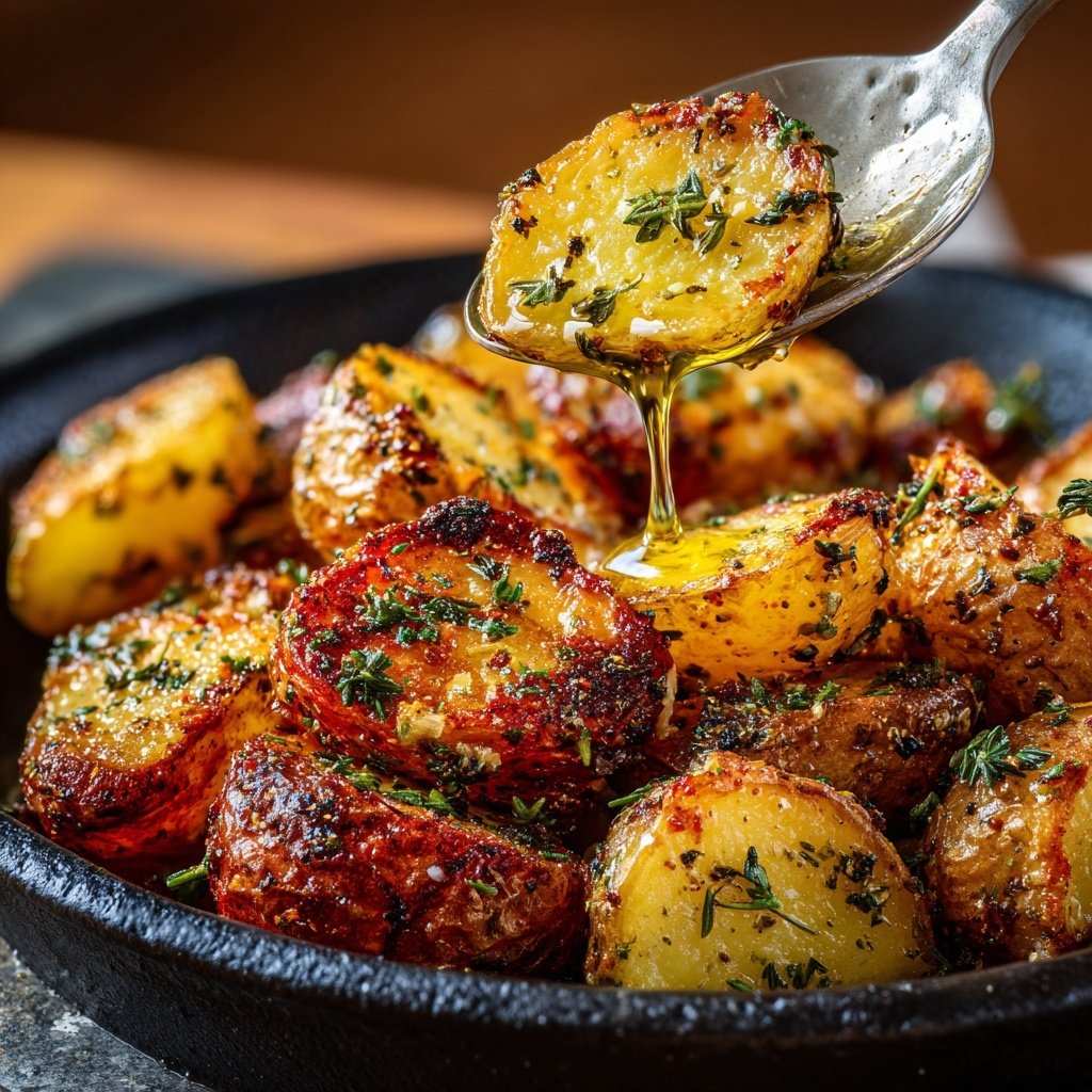 Garlic Herb Roasted Potatoes