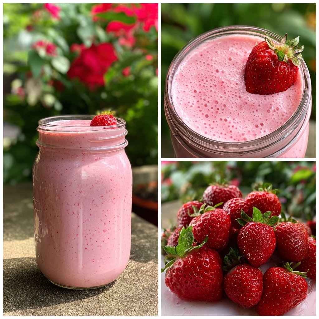 Strawberry Vanilla Protein Shake
