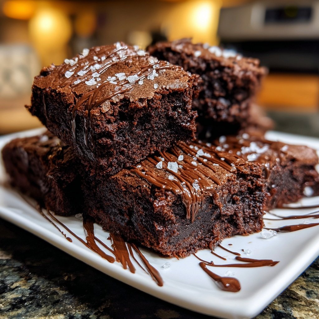 Rich Brownies Made With Starter