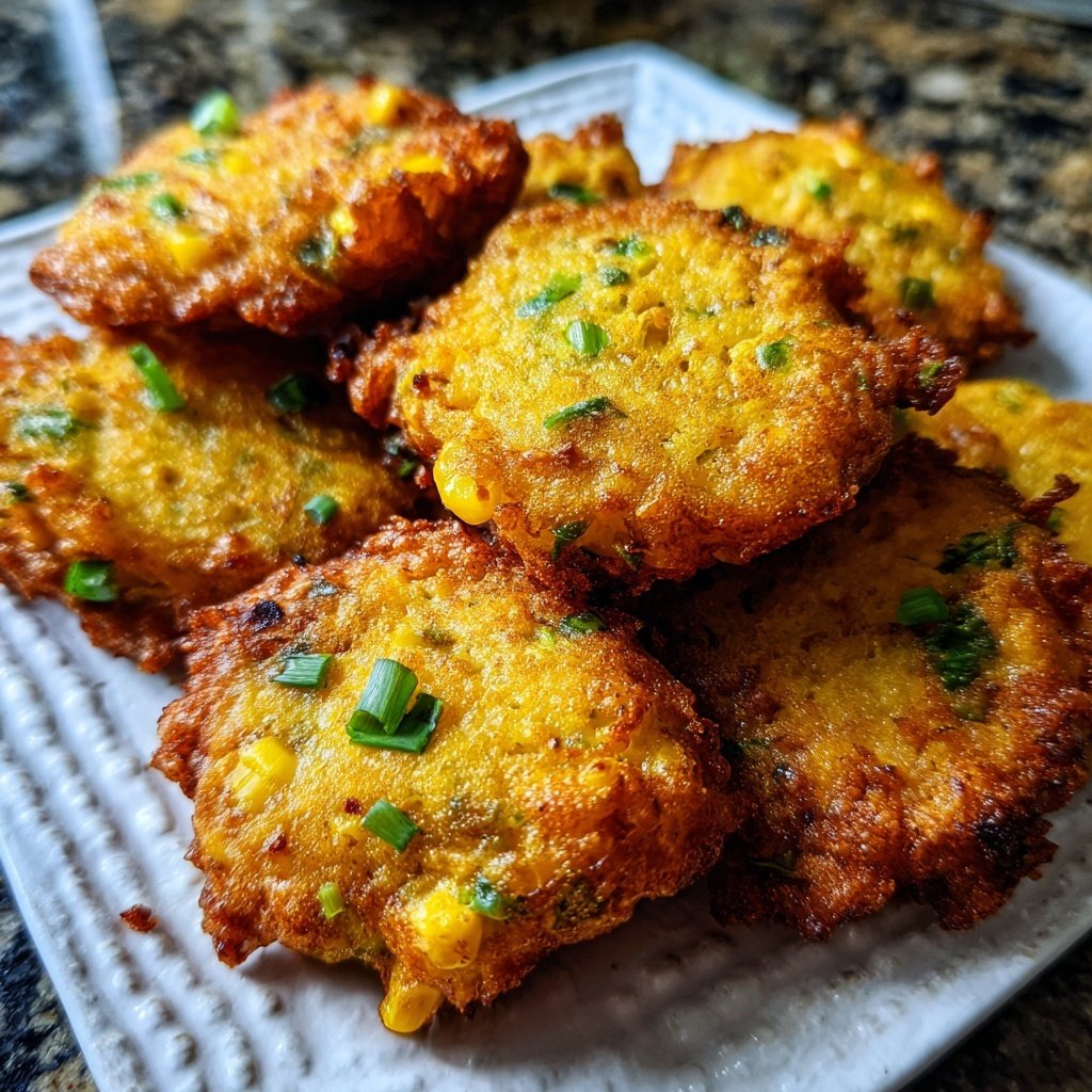 Jamaican Sweet Corn Fritters