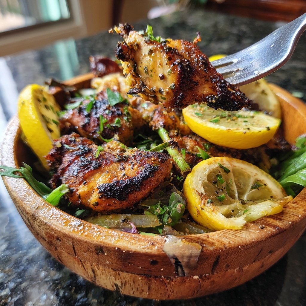 Grilled Lemon Herb Chicken Bowl