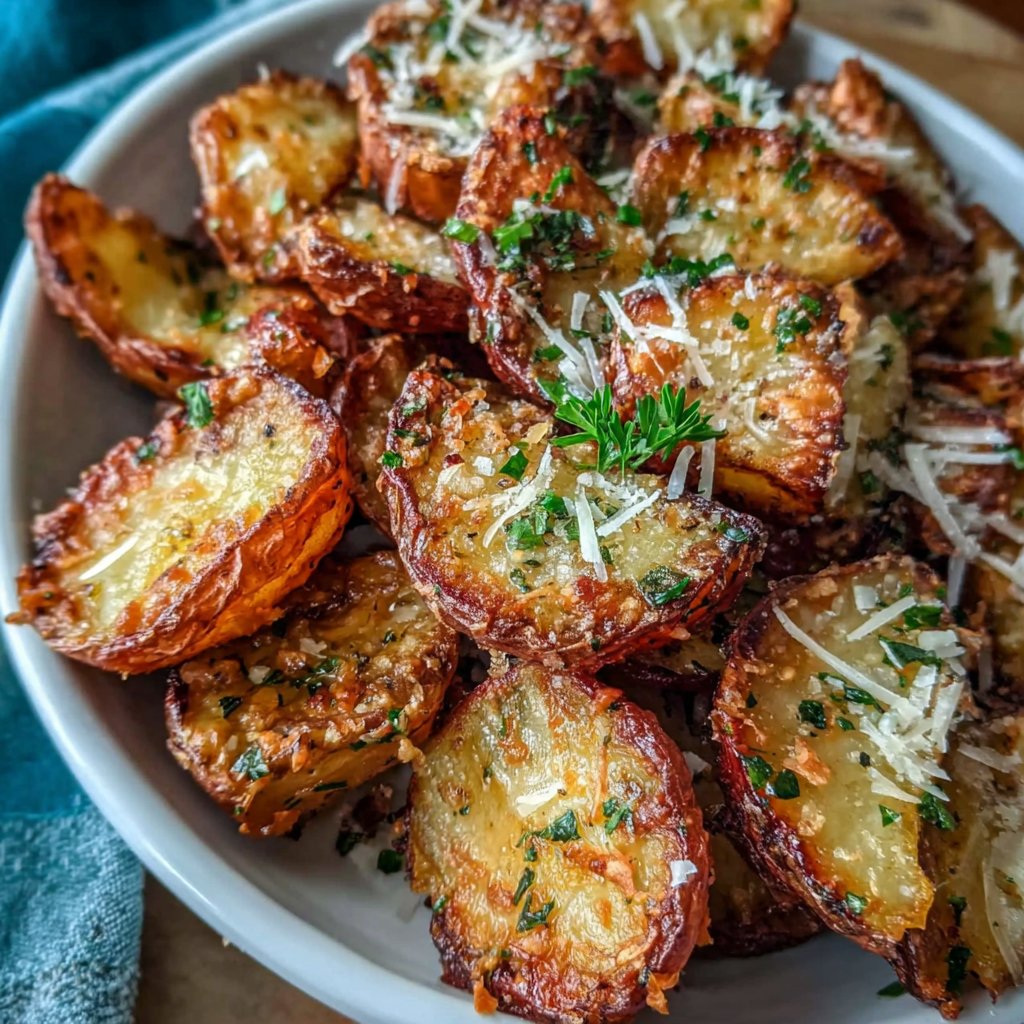 Garlic Parmesan Roasted Potatoes