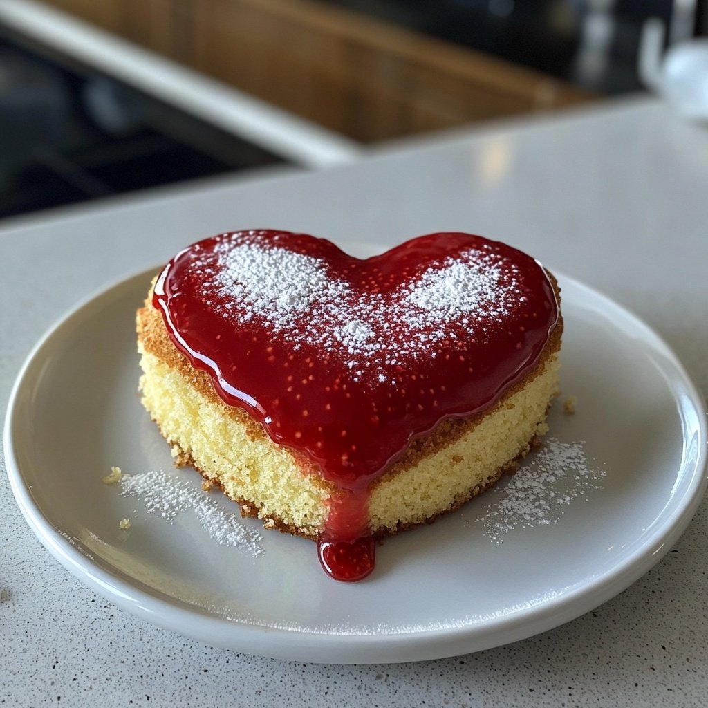 Mini Heart Cake for Valentines