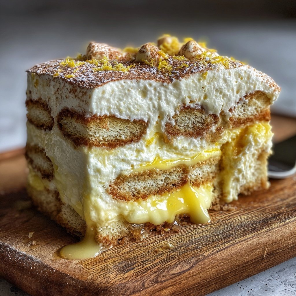 Limoncello Lemon Tiramisu