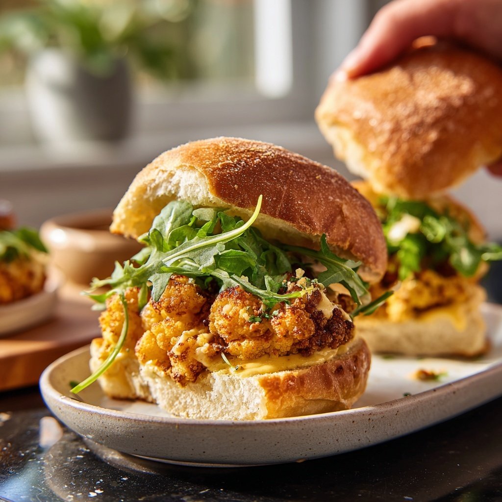 Easy Slider Crispy Cauliflower Sliders