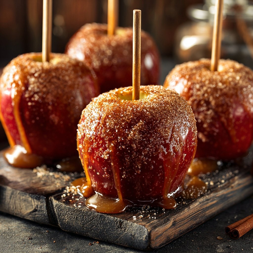 Cinnamon Sugar Candy Apples