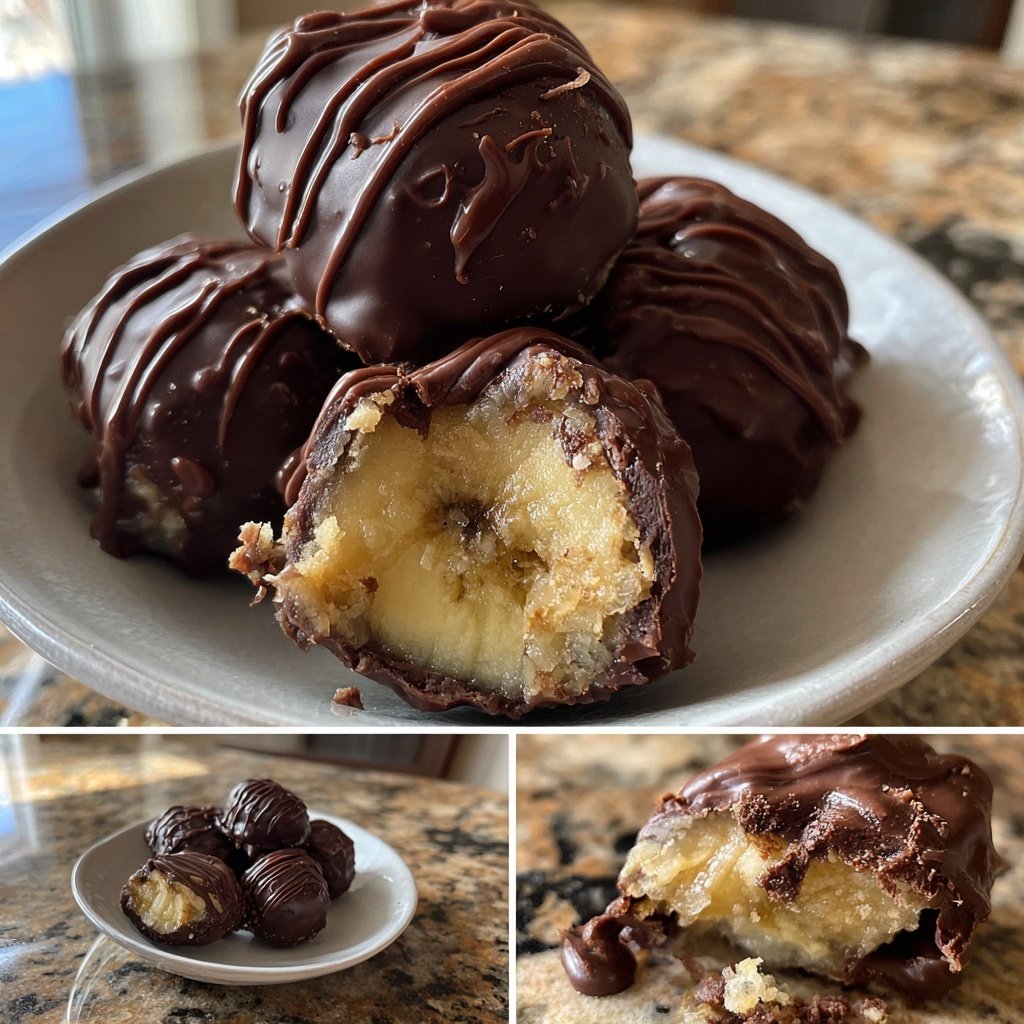 Super Bowl Desserts Chocolate Banana Bites