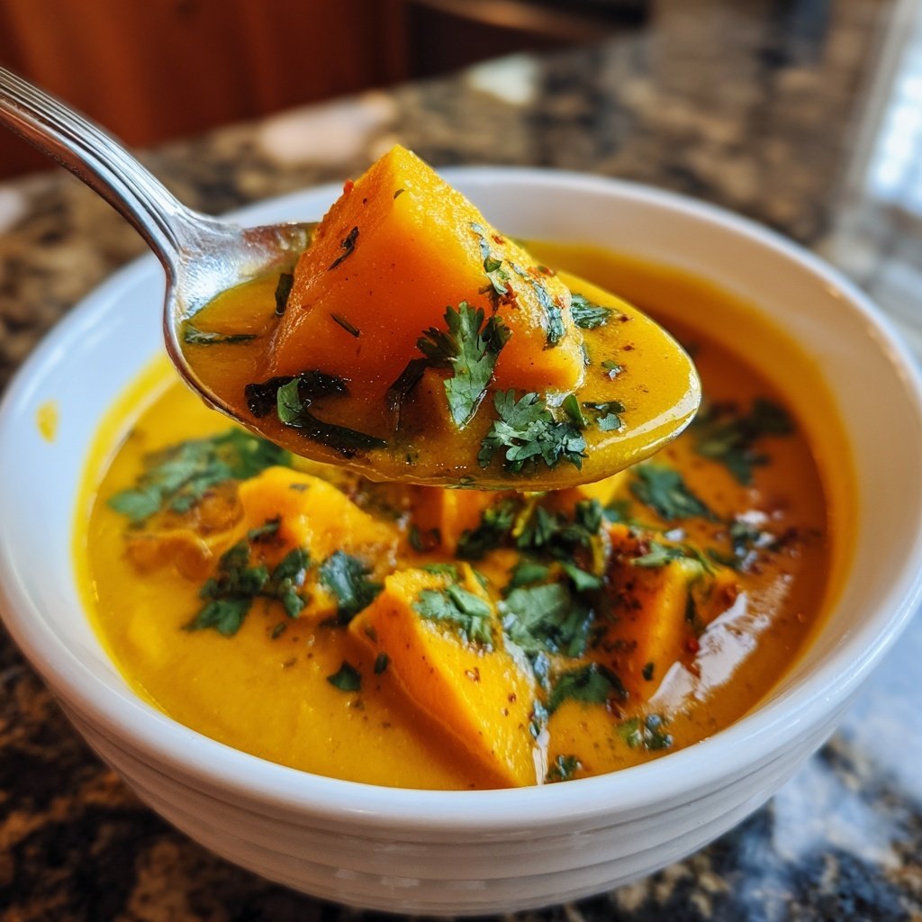Jamaican Pumpkin Coconut Soup